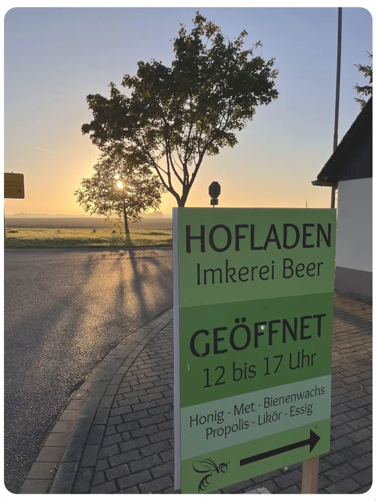 Hofladen Schild