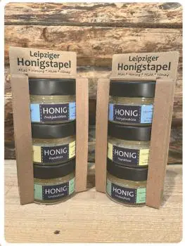 Leipziger Honigstapel 3er Geschenk Packung